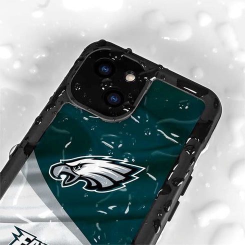 NFL Philadelphia Eagles iPhone 15 Waterproof Case